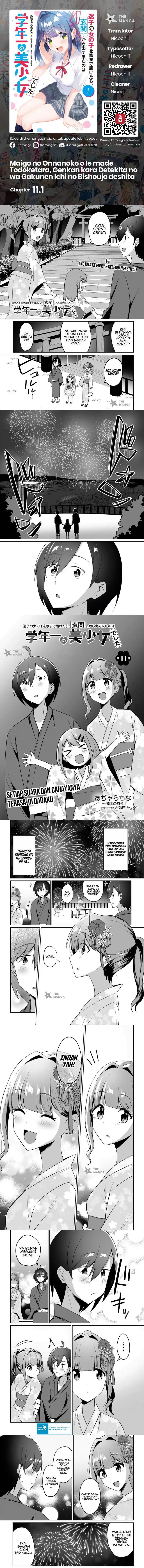 image-komik-maigo-no-onnanoko-o-ie-made-todoketara-genkan-kara-detekita-no-wa-gakunen-ichi-no-bishoujo-deshita-chapter-11.1-0/2