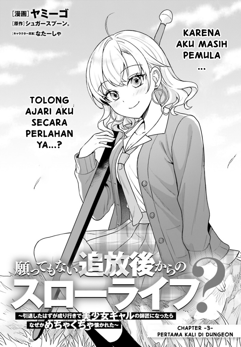 image-komik-negatte-mo-nai-tsuihou-go-kara-no-slow-life-intai-shita-hazu-ga-nariyuki-de-bishoujo-gal-no-shishou-ni-nattara-naze-ka-mechakucha-natsukareta-chapter-3-1/34