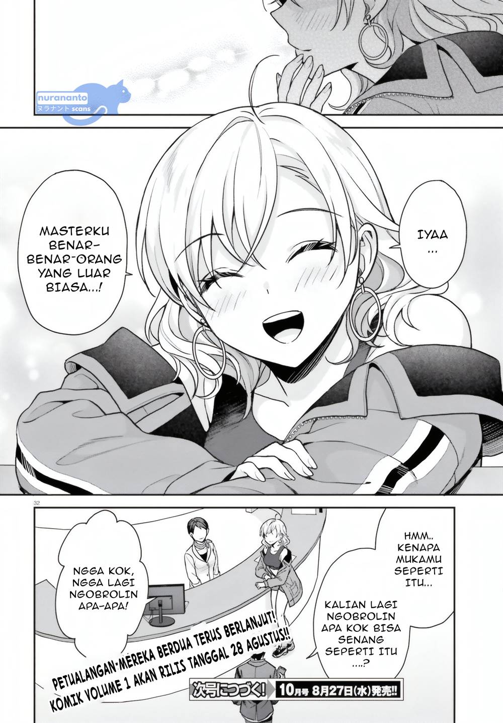 image-komik-negatte-mo-nai-tsuihou-go-kara-no-slow-life-intai-shita-hazu-ga-nariyuki-de-bishoujo-gal-no-shishou-ni-nattara-naze-ka-mechakucha-natsukareta-chapter-5-32/34