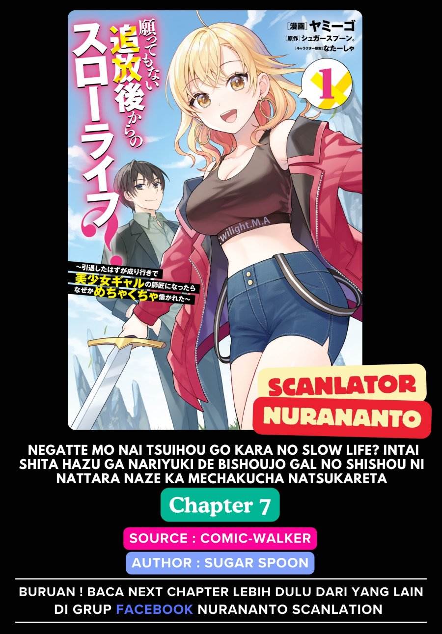 image-komik-negatte-mo-nai-tsuihou-go-kara-no-slow-life-intai-shita-hazu-ga-nariyuki-de-bishoujo-gal-no-shishou-ni-nattara-naze-ka-mechakucha-natsukareta-chapter-7-0/34