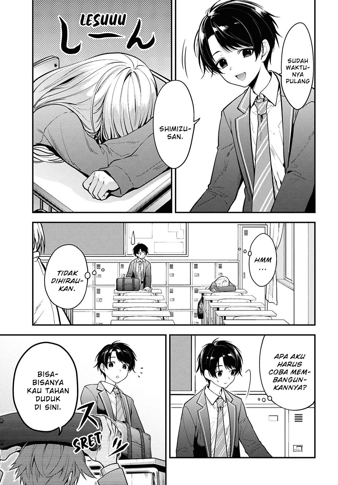 image-komik-tonari-no-seki-no-yankee-shimizu-san-ga-kami-o-kuroku-sometekita-chapter-1-2/35