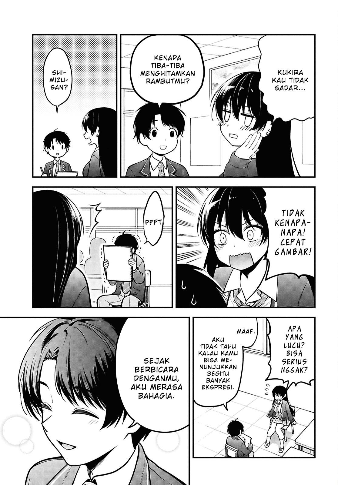 image-komik-tonari-no-seki-no-yankee-shimizu-san-ga-kami-o-kuroku-sometekita-chapter-1-25/35