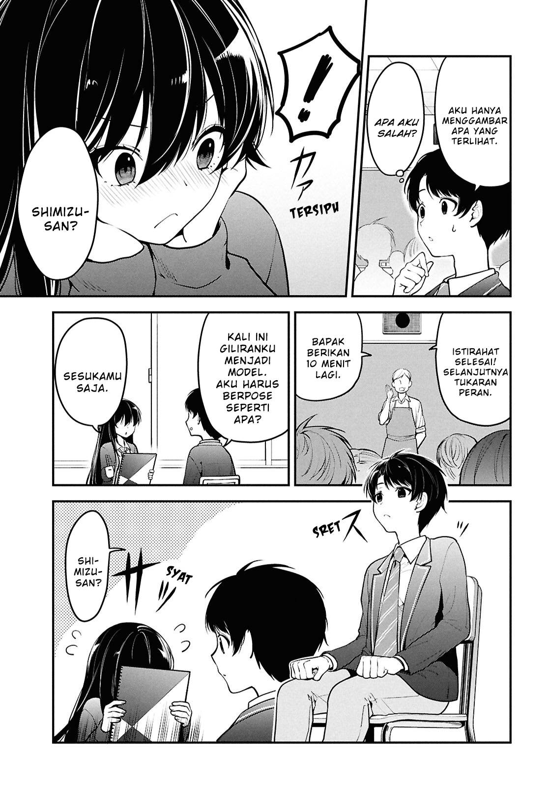 image-komik-tonari-no-seki-no-yankee-shimizu-san-ga-kami-o-kuroku-sometekita-chapter-1-30/35