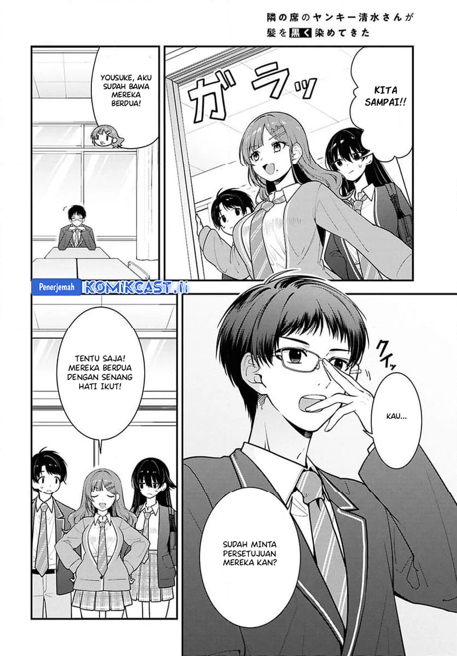 image-komik-tonari-no-seki-no-yankee-shimizu-san-ga-kami-o-kuroku-sometekita-chapter-10-9/33