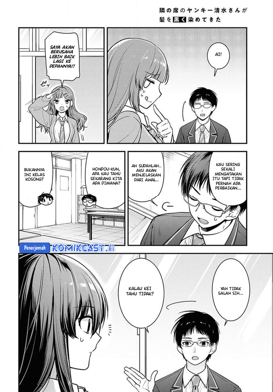 image-komik-tonari-no-seki-no-yankee-shimizu-san-ga-kami-o-kuroku-sometekita-chapter-10-11/33