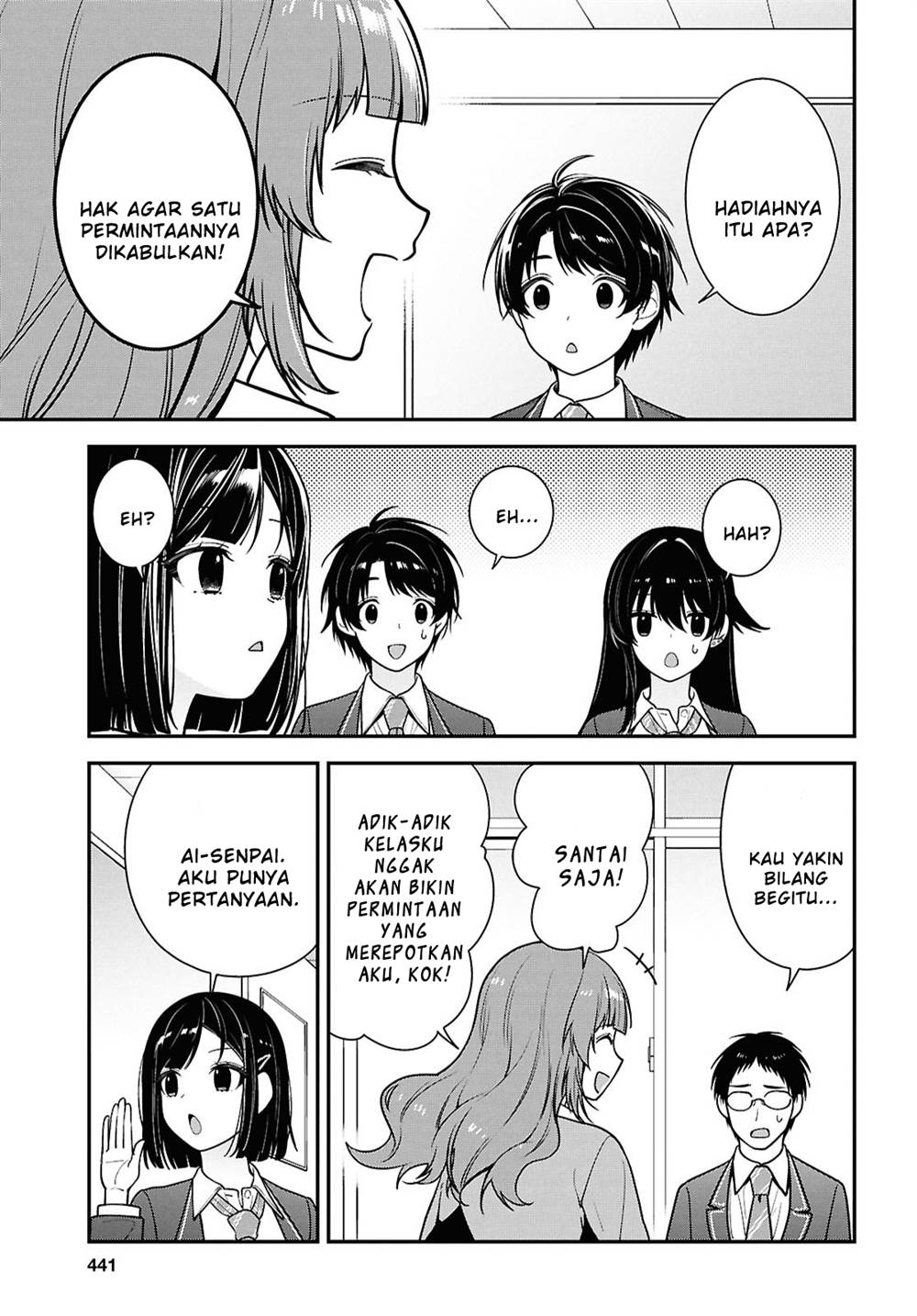 image-komik-tonari-no-seki-no-yankee-shimizu-san-ga-kami-o-kuroku-sometekita-chapter-12-30/41