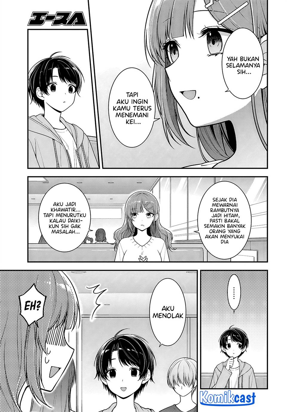 image-komik-tonari-no-seki-no-yankee-shimizu-san-ga-kami-o-kuroku-sometekita-chapter-5-24/31