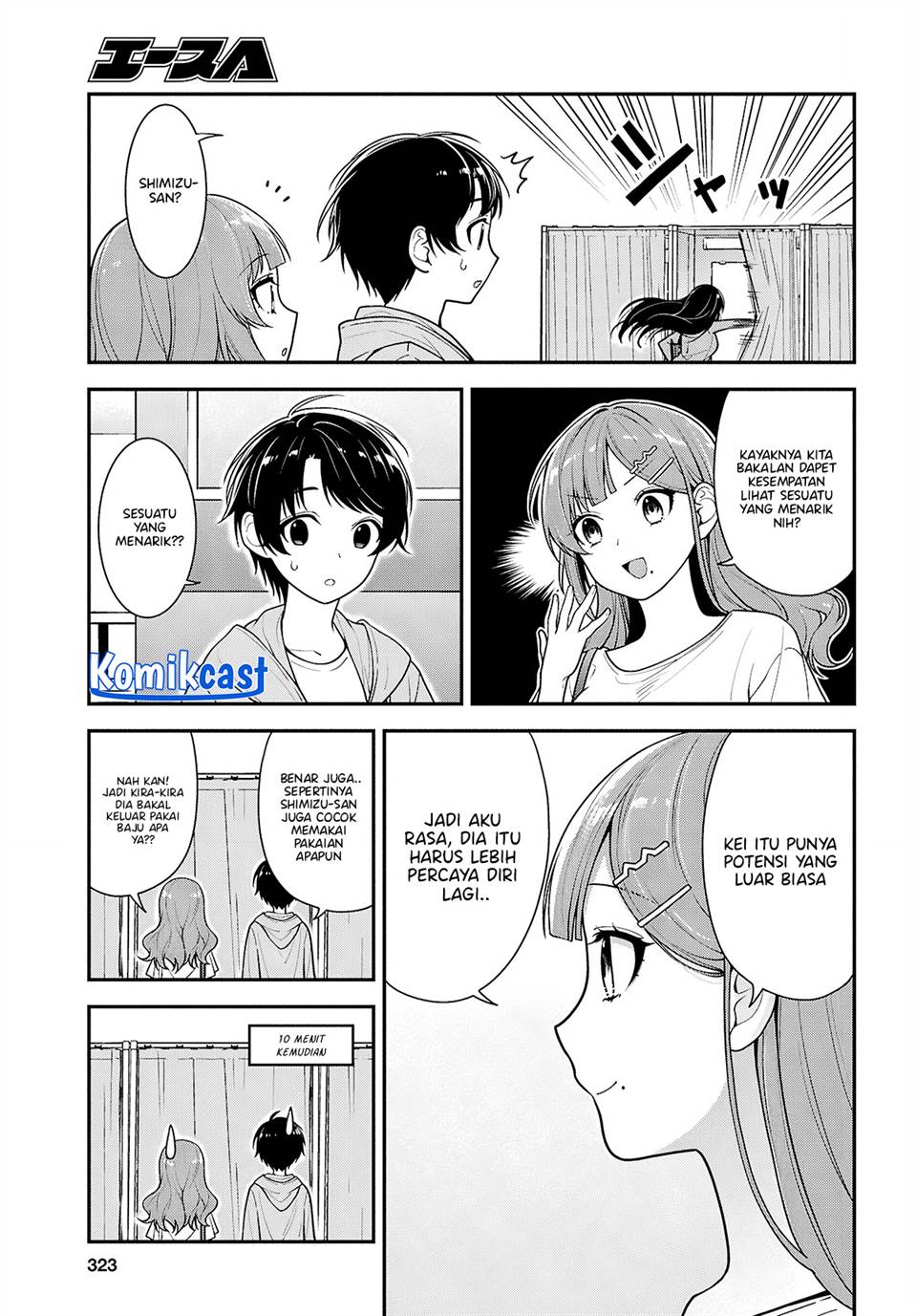 image-komik-tonari-no-seki-no-yankee-shimizu-san-ga-kami-o-kuroku-sometekita-chapter-6-10/27