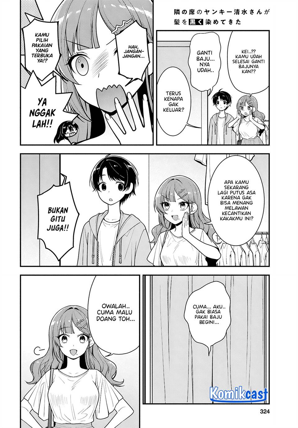 image-komik-tonari-no-seki-no-yankee-shimizu-san-ga-kami-o-kuroku-sometekita-chapter-6-11/27