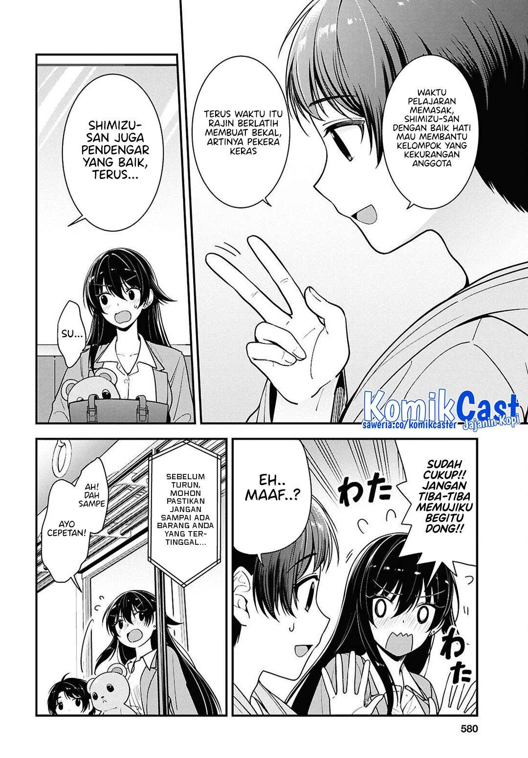 image-komik-tonari-no-seki-no-yankee-shimizu-san-ga-kami-o-kuroku-sometekita-chapter-8-5/31