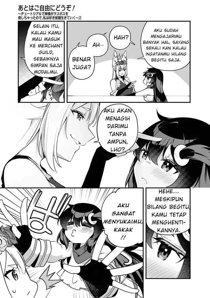 image-komik-ato-wa-gojiyuu-ni-douzo-tutorial-de-kami-sama-ga-last-boss-wo-taoshi-chatta-node-watashi-wa-suki-houdai-ikiteiku-chapter-10-20/24