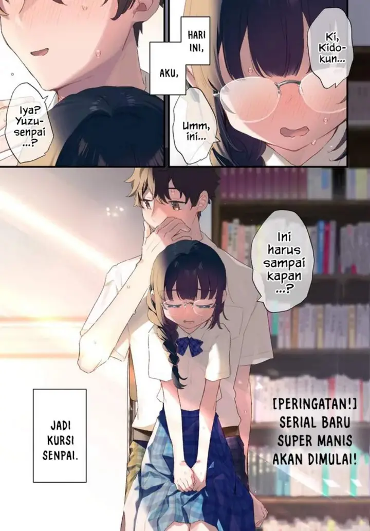image-komik-chiisakute-kawaii-bungeibu-no-chiteki-na-senpai-o-hiza-no-ue-ni-nosetara-mainichi-suwattekuru-you-ni-natta-chapter-1-0/25