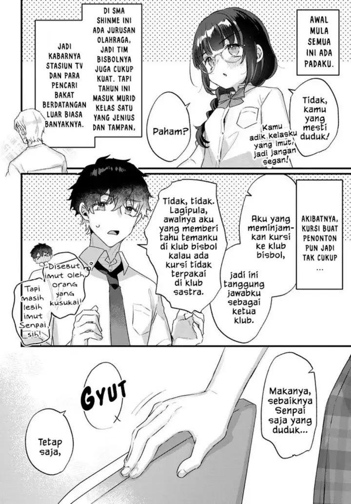 image-komik-chiisakute-kawaii-bungeibu-no-chiteki-na-senpai-o-hiza-no-ue-ni-nosetara-mainichi-suwattekuru-you-ni-natta-chapter-1-9/25