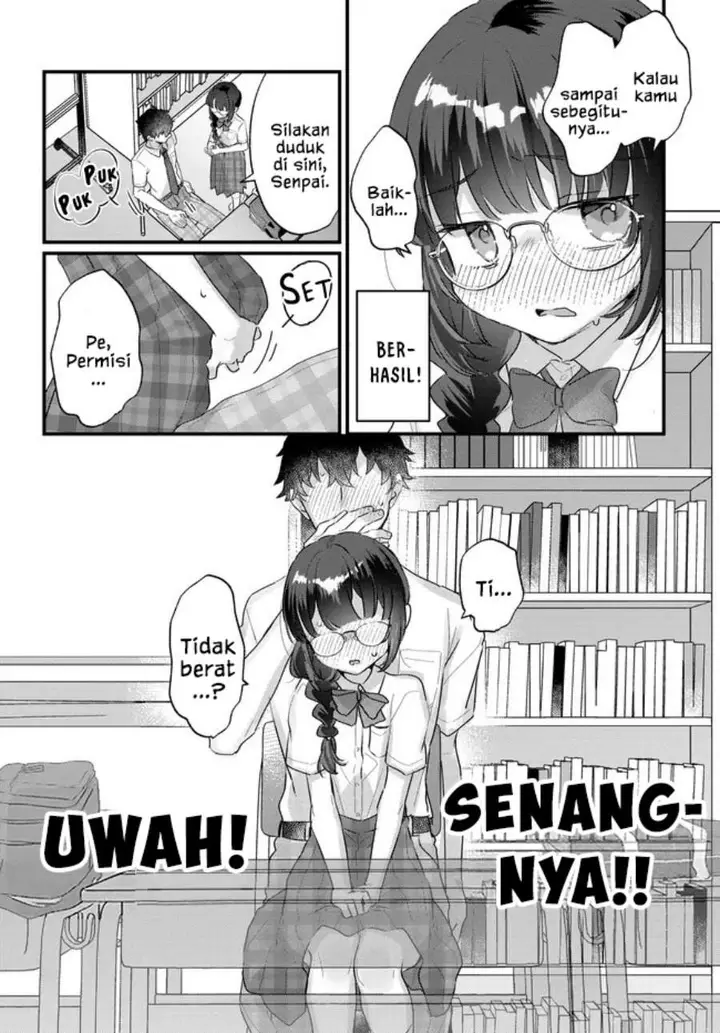 image-komik-chiisakute-kawaii-bungeibu-no-chiteki-na-senpai-o-hiza-no-ue-ni-nosetara-mainichi-suwattekuru-you-ni-natta-chapter-1-13/25