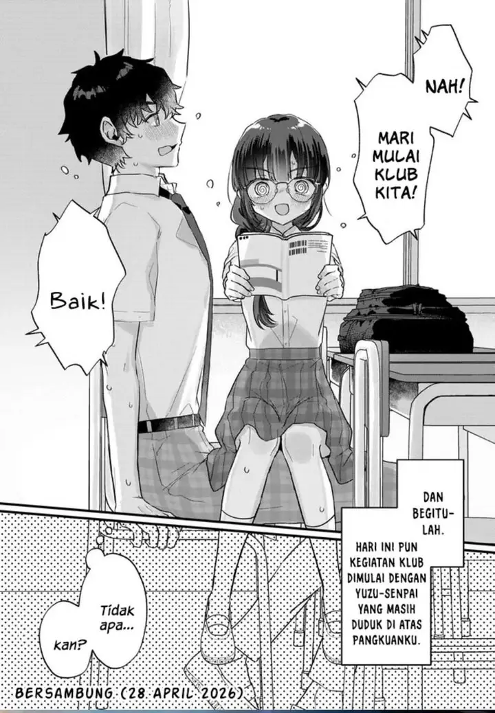 image-komik-chiisakute-kawaii-bungeibu-no-chiteki-na-senpai-o-hiza-no-ue-ni-nosetara-mainichi-suwattekuru-you-ni-natta-chapter-2.1-15/16