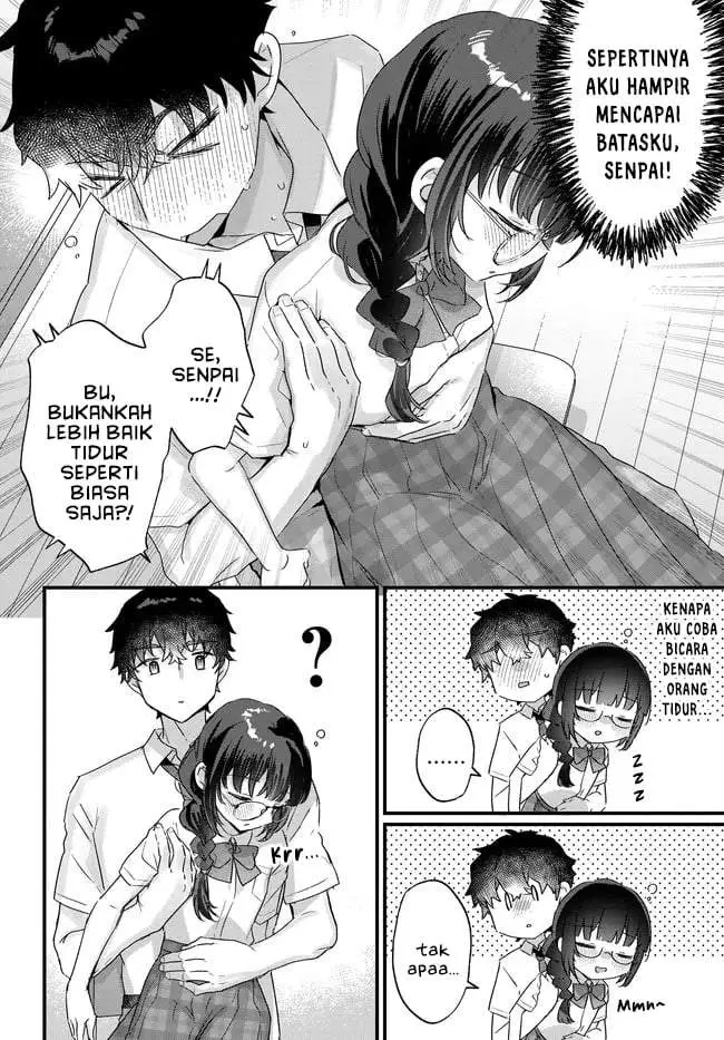 image-komik-chiisakute-kawaii-bungeibu-no-chiteki-na-senpai-o-hiza-no-ue-ni-nosetara-mainichi-suwattekuru-you-ni-natta-chapter-4.1-9/16