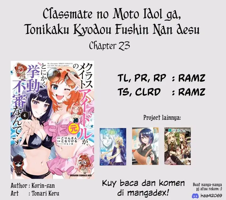 image-komik-classmate-no-moto-idol-ga-tonikaku-kyodou-fushin-nan-desu-chapter-23-32/33