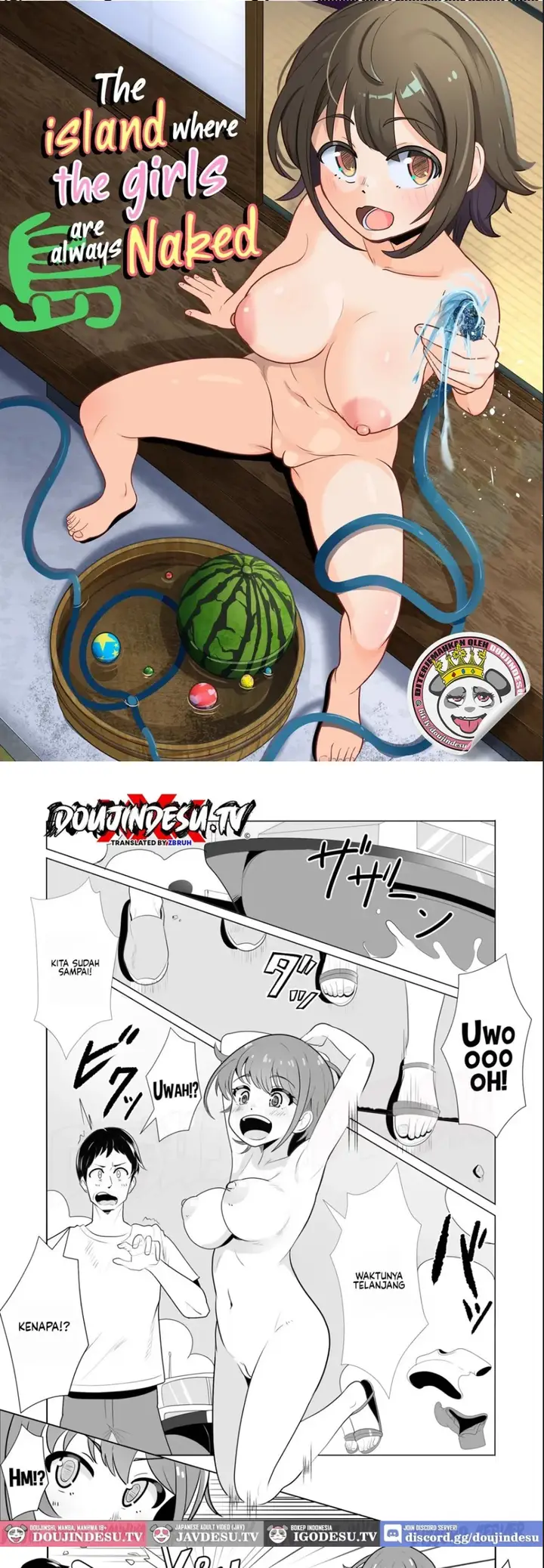 image-komik-doujin-onna-no-ko-ga-zenra-de-kurasu-shima-chapter-01-1/16