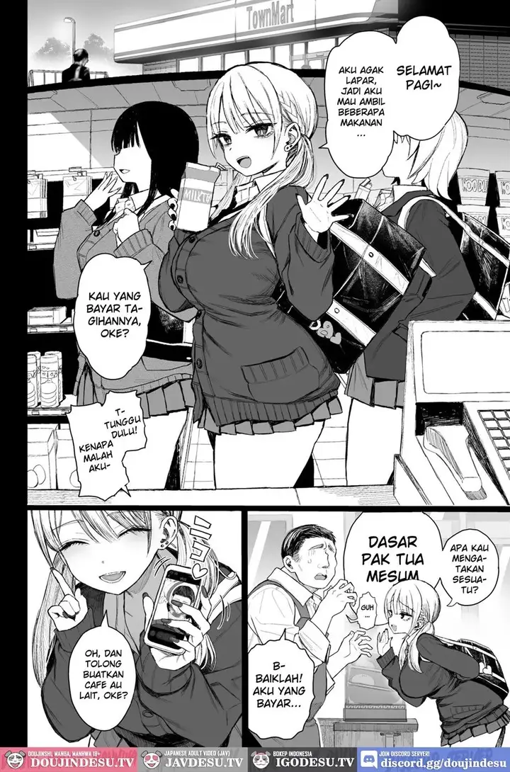 image-komik-doujin-shouwaru-gyaru-shitsukerareru-chapter-01-7/37