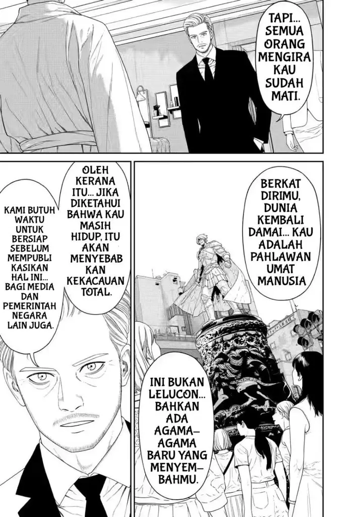 image-komik-dungeon-de-tatakai-tsudzukette-20-nen-no-doutei-yuusha-chijou-ni-modottara-danjouhi-11000-no-sekai-datta-chapter-3.2-1/12