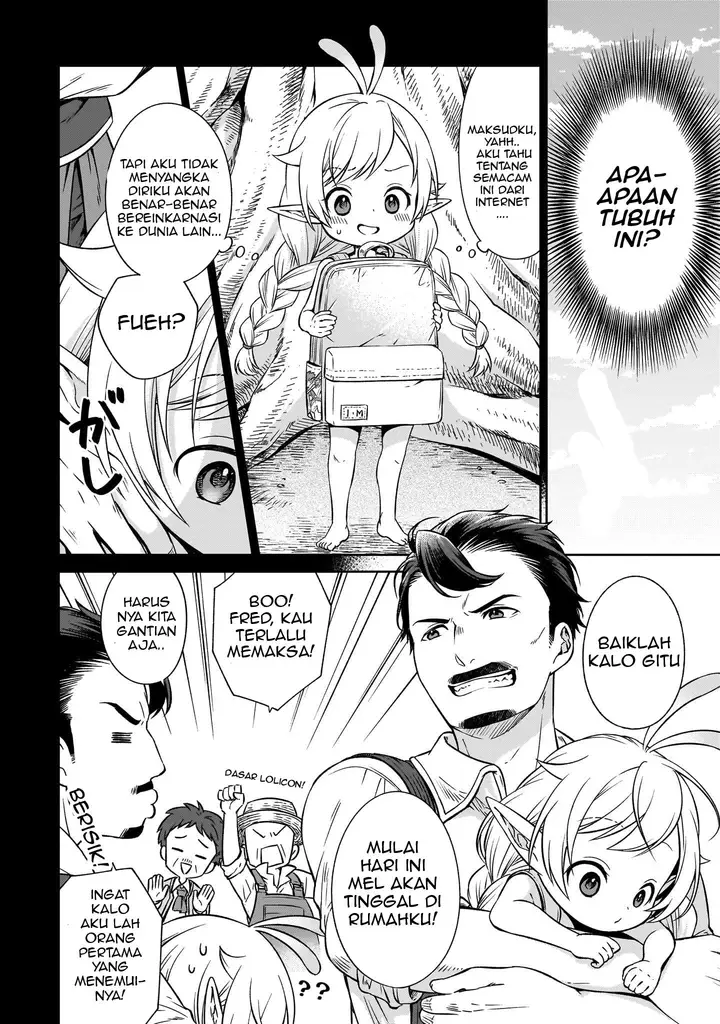 image-komik-elf-san-no-mahou-ryouriten-yousei-joou-to-shite-tensei-shita-keredo-mazu-wa-nonbiri-oryouri-tsukurimakurimasu-chapter-1-13/38