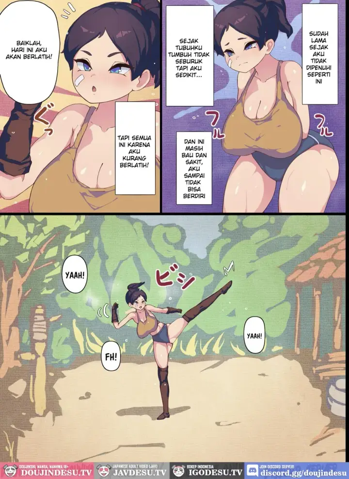 image-komik-genki-na-karada-no-kakutou-musume-ga-murabito-chapter-01-end-10/31