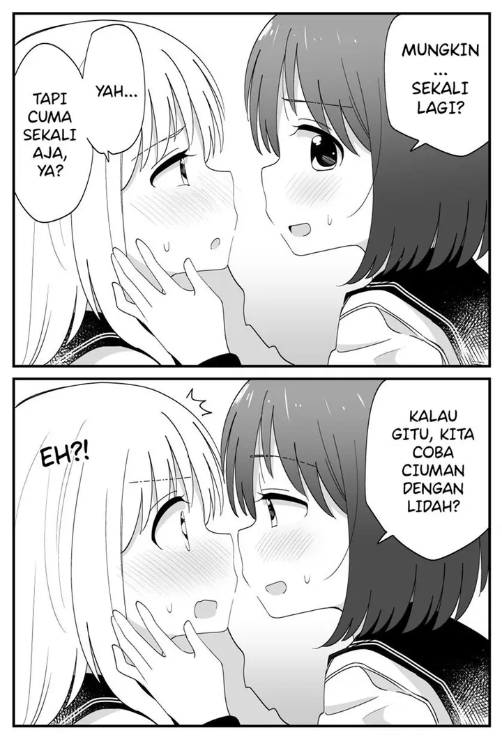image-komik-hajimete-kisu-shita-toki-no-onnanoko-futari-no-hannou-chapter-00-3/5
