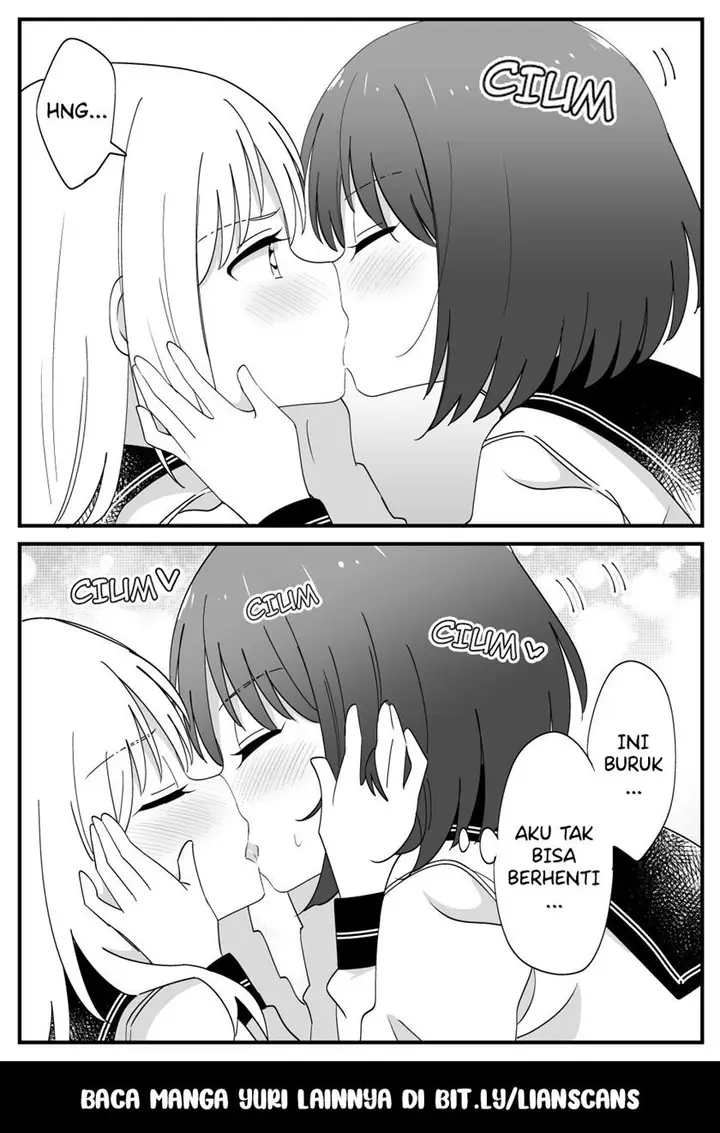image-komik-hajimete-kisu-shita-toki-no-onnanoko-futari-no-hannou-chapter-00-4/5