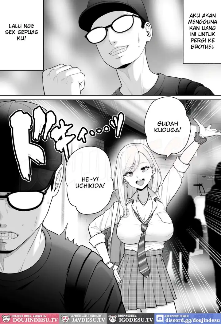 image-komik-hajimete-no-fuuzoku-ni-iku-tochuu-de-kurasu-no-gyaru-ni-tsukamatte-saifu-mo-kin-rei-chapter-01-4/55