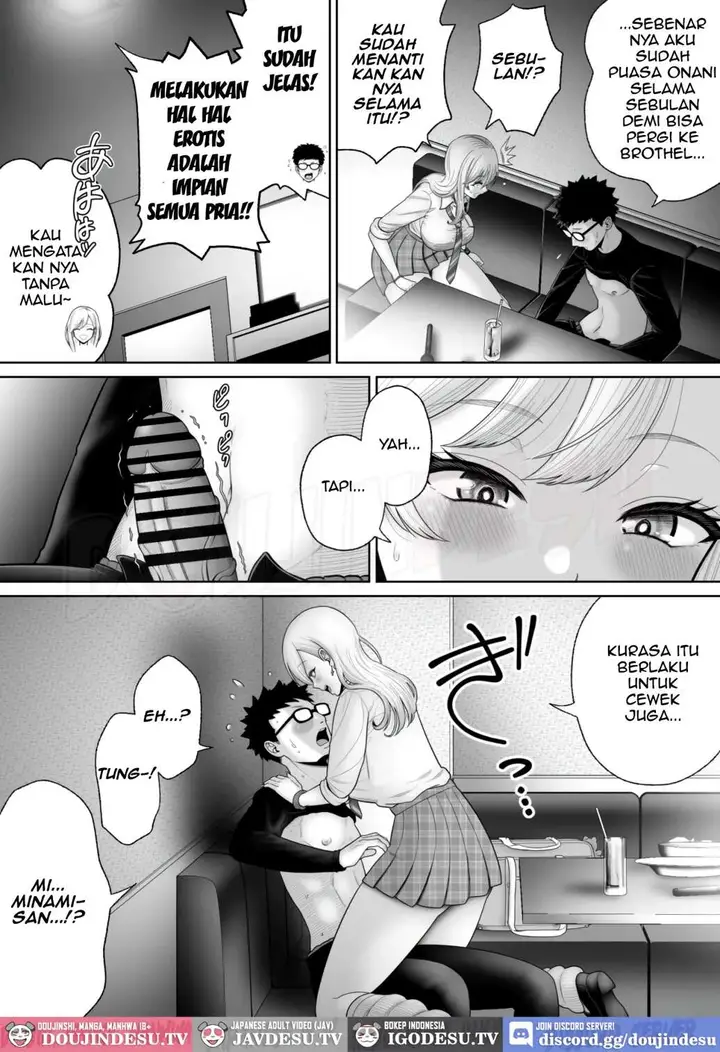 image-komik-hajimete-no-fuuzoku-ni-iku-tochuu-de-kurasu-no-gyaru-ni-tsukamatte-saifu-mo-kin-rei-chapter-01-22/55