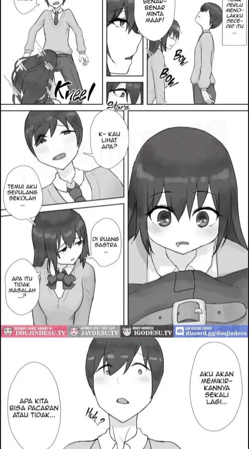image-komik-houkago-yarimoku-bu-hitomebore-no-seiso-bitch-to-rankou-zanmai-chapter-01-1/45