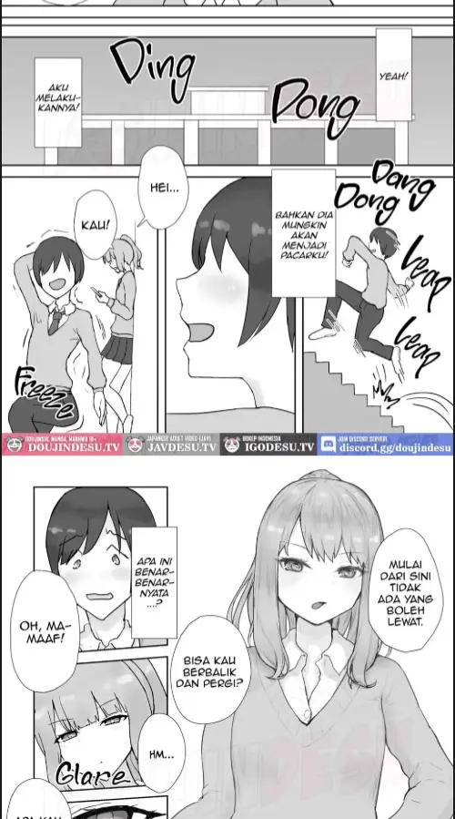 image-komik-houkago-yarimoku-bu-hitomebore-no-seiso-bitch-to-rankou-zanmai-chapter-01-2/45