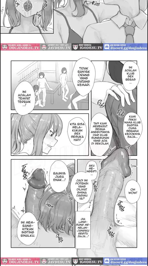image-komik-houkago-yarimoku-bu-hitomebore-no-seiso-bitch-to-rankou-zanmai-chapter-01-8/45