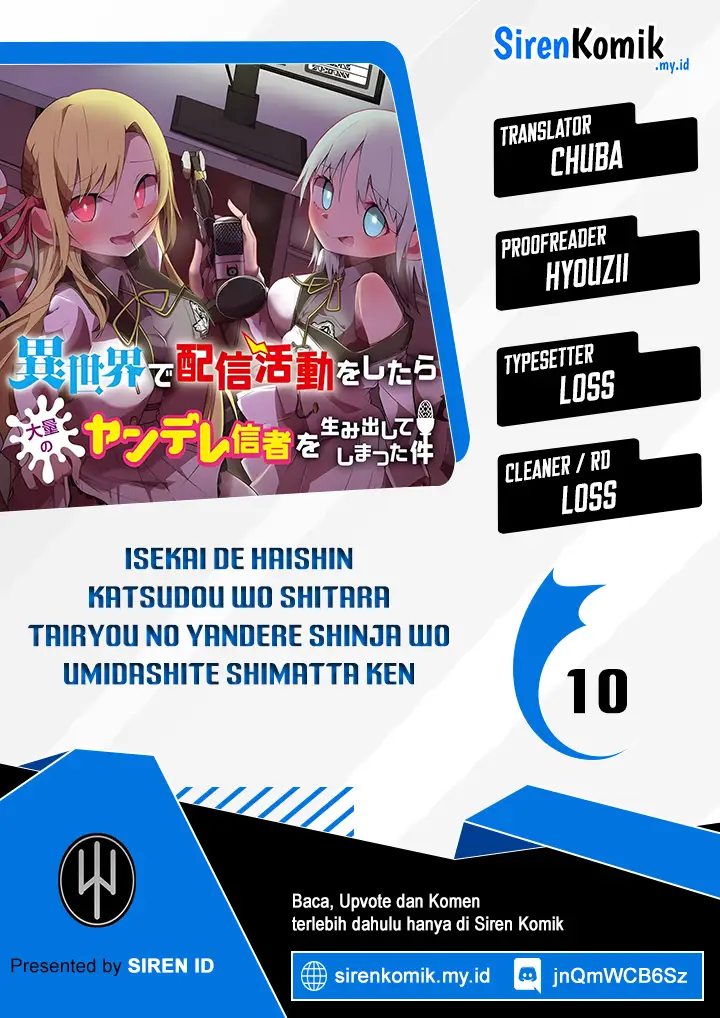 image-komik-isekai-de-haishin-katsudou-wo-shitara-tairyou-no-yandere-shinja-wo-umidashite-shimatta-ken-chapter-10-0/18