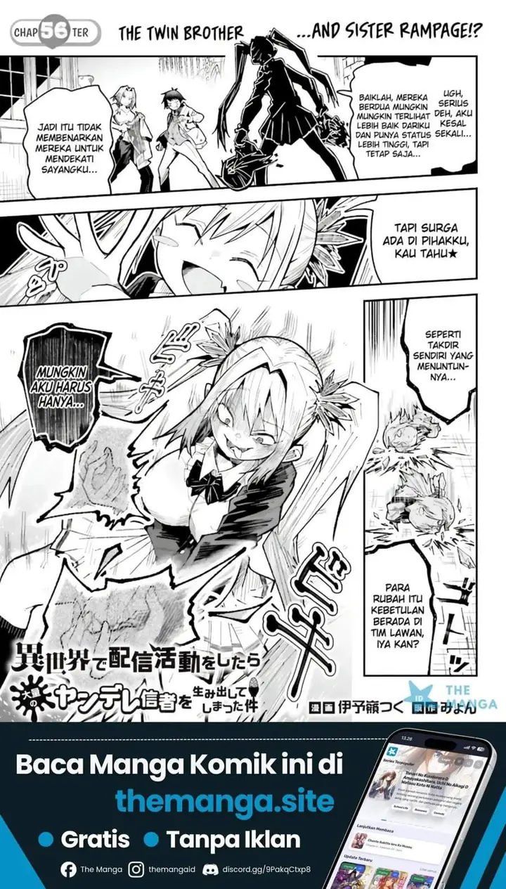 image-komik-isekai-de-haishin-katsudou-wo-shitara-tairyou-no-yandere-shinja-wo-umidashite-shimatta-ken-chapter-56-0/16