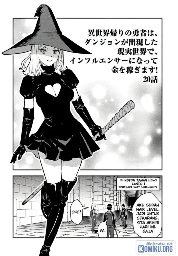 image-komik-isekai-gaeri-no-yuusha-wa-dungeon-ga-shutsugen-shita-genjitsu-sekai-de-influencer-ni-natte-kane-o-kasegimasu-chapter-20-2/30