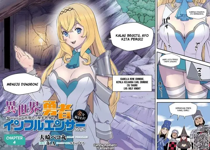 image-komik-isekai-gaeri-no-yuusha-wa-dungeon-ga-shutsugen-shita-genjitsu-sekai-de-influencer-ni-natte-kane-o-kasegimasu-chapter-4-1/40
