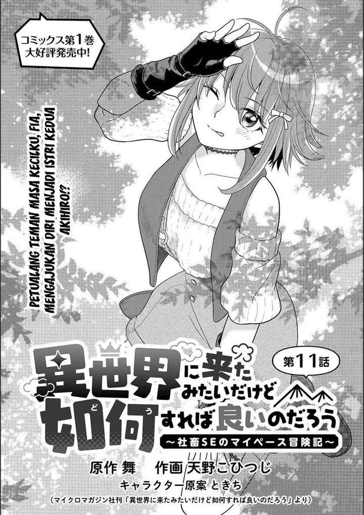 image-komik-isekai-ni-kita-mitai-dakedo-ikan-sureba-yoi-no-darou-chapter-11-1/29