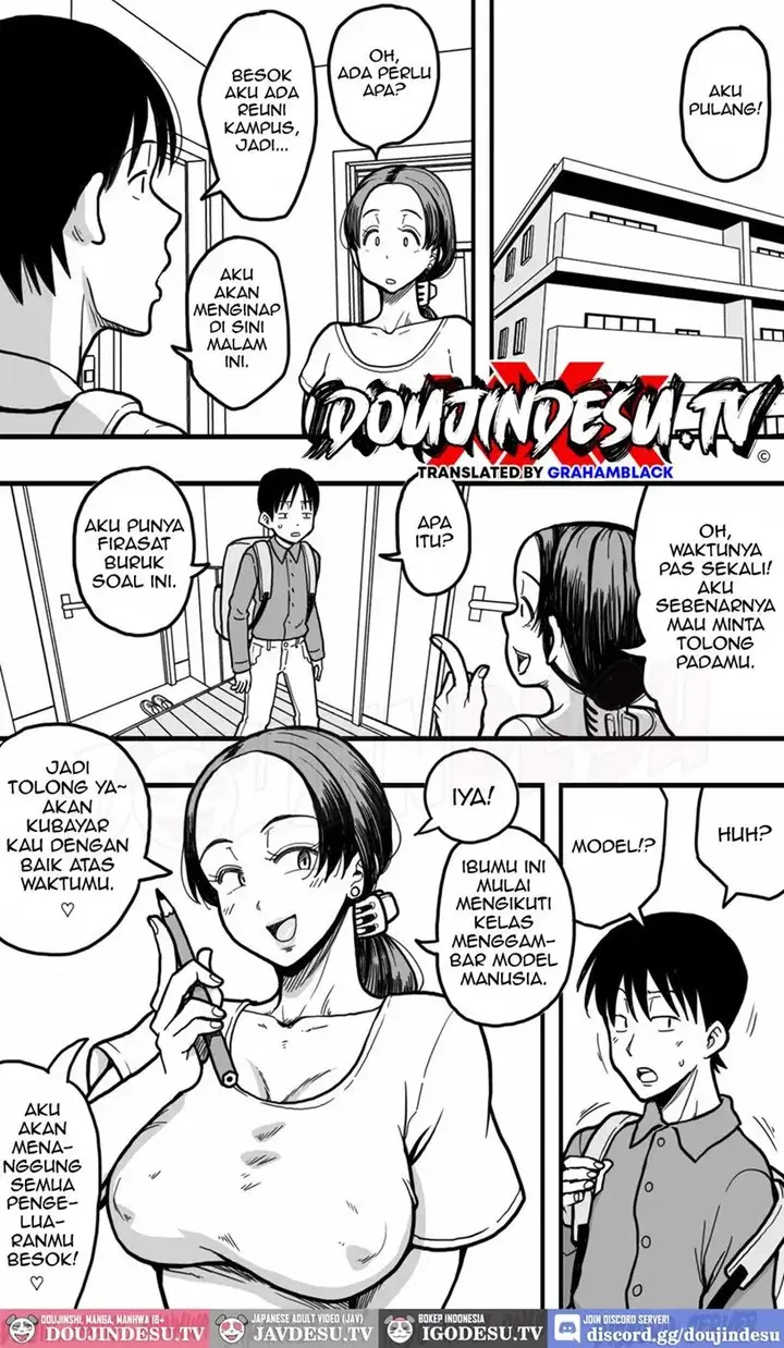 image-komik-kaa-san-no-nude-model-o-shite-itara-kaa-san-no-panchira-mite-bokki-shite-shimai-chapter-01-3/46