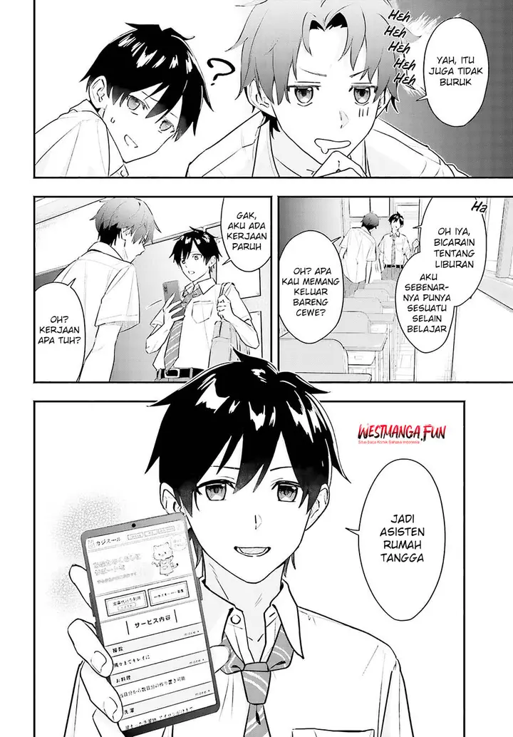 image-komik-kaji-daikou-no-arubaito-wo-hajimetara-gakuen-ichi-no-bishoujo-no-kazoku-ni-kiniirarechaimashita-chapter-1-7/35