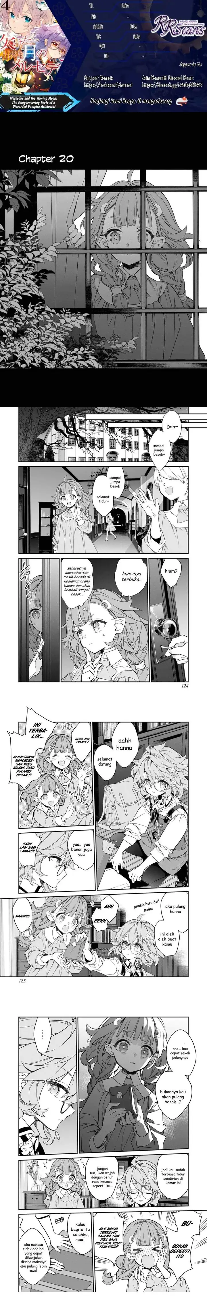 image-komik-kaketa-tsuki-no-mercedes-kyuuketsuki-no-kizoku-ni-tensei-shitakedo-sute-rare-sounanode-dungeon-o-seiha-suru-chapter-20-0/10
