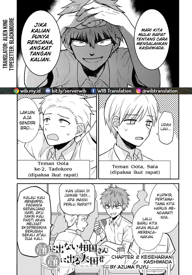 image-komik-kao-ni-denai-kashiwada-san-to-kao-ni-deru-ota-kun-chapter-2-0/9