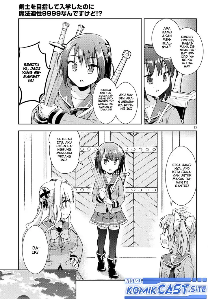 image-komik-kenshi-o-mezashite-nyugaku-shitanoni-maho-tekisei-9999-nandesukedo-chapter-60-22/36