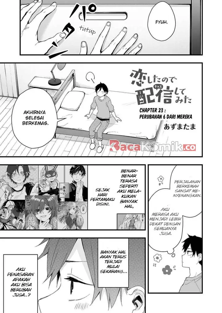 image-komik-koi-shita-no-de-haishin-shite-mita-chapter-23-1/16