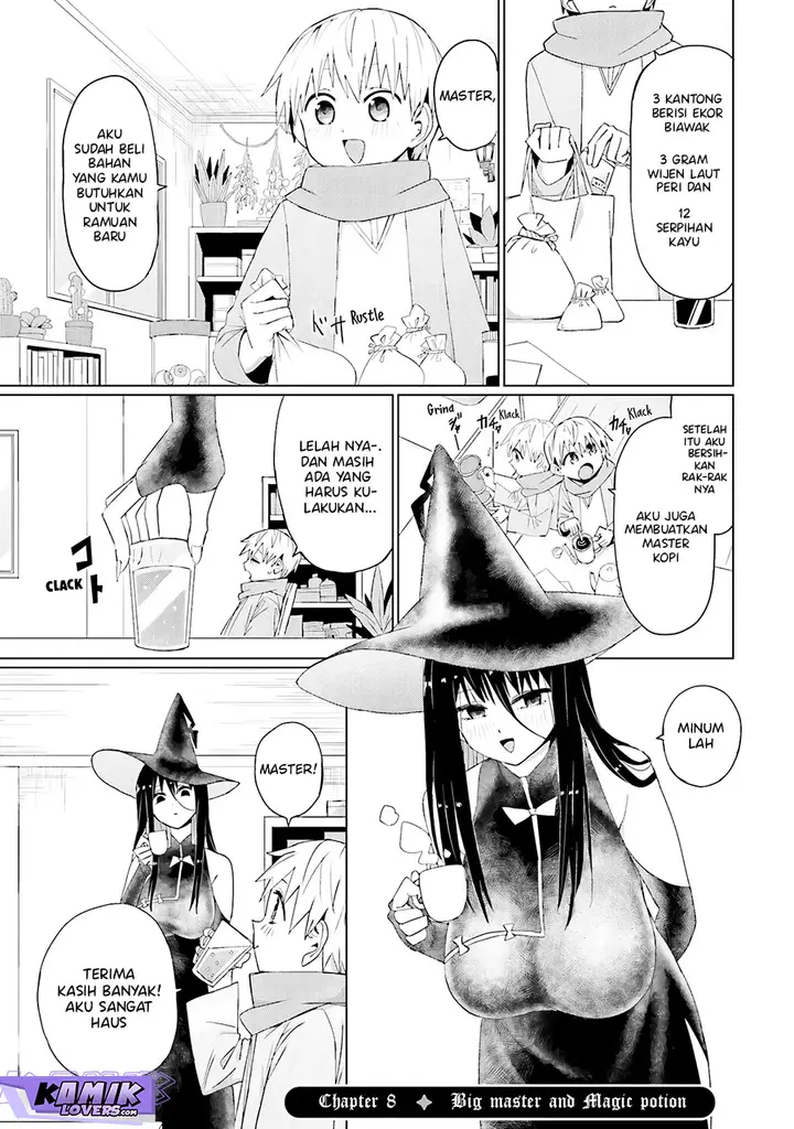 image-komik-mahou-to-boku-to-dekkai-shishou-chapter-8-1/8