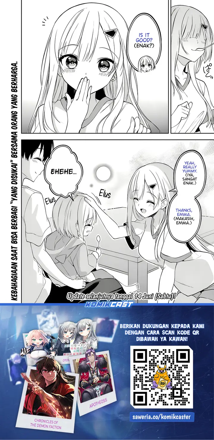 image-komik-maigo-ni-natteita-youjo-wo-tasuketara-otonari-ni-sumu-bishoujo-ryuugakusei-ga-ie-ni-asobi-ni-kuru-you-ni-natta-ken-nitsuite-chapter-20-17/19