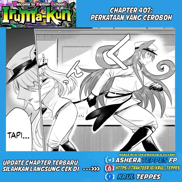 image-komik-mairimashita-iruma-kun-chapter-407-1/23