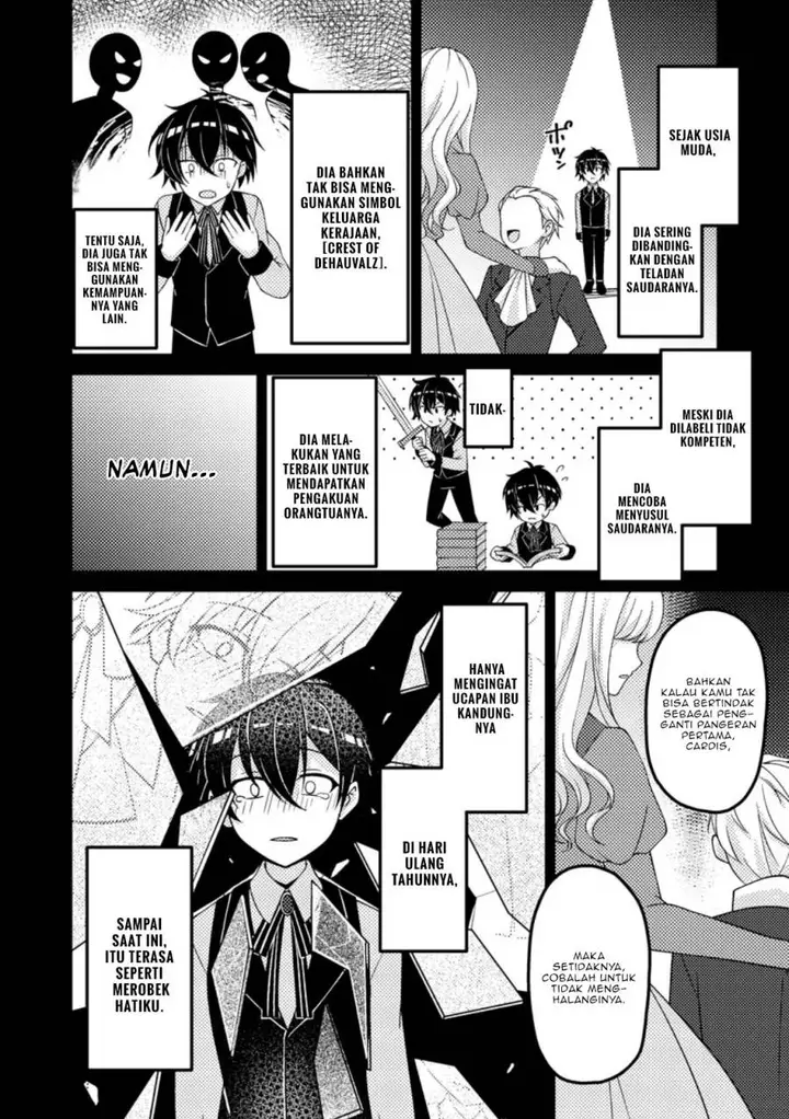 image-komik-munou-no-akudou-ouji-wa-ikinokoritai-renai-rpg-no-akuyaku-mob-ni-tensei-shita-kedo-gensaku-mushi-shite-saikyou-o-mezasu-chapter-2-4/36