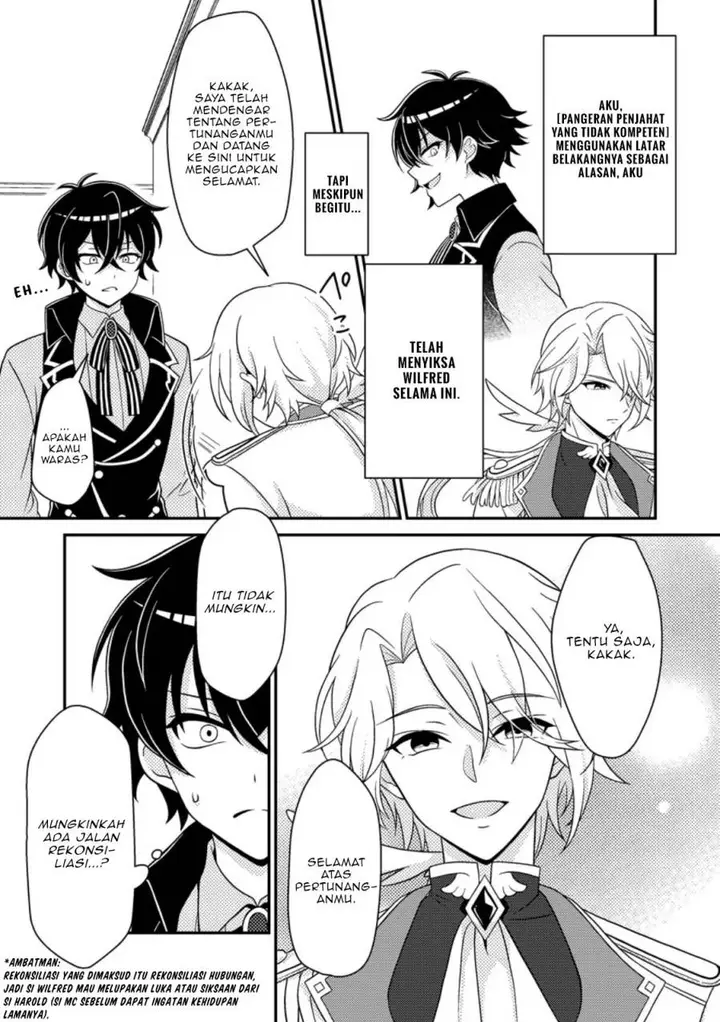 image-komik-munou-no-akudou-ouji-wa-ikinokoritai-renai-rpg-no-akuyaku-mob-ni-tensei-shita-kedo-gensaku-mushi-shite-saikyou-o-mezasu-chapter-3-11/33
