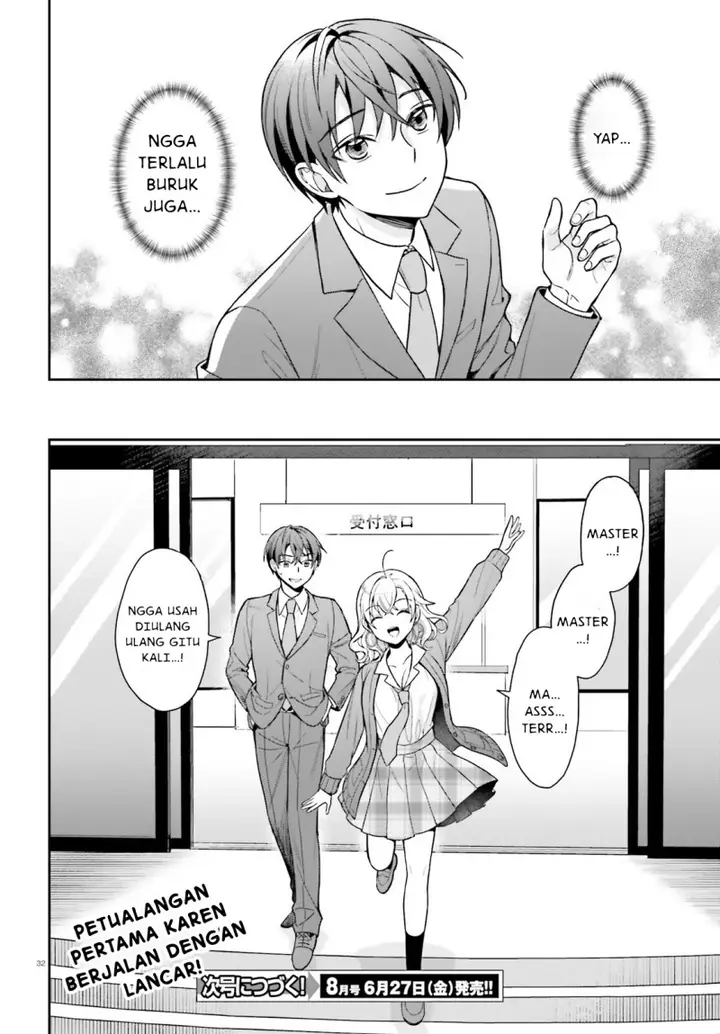 image-komik-negatte-mo-nai-tsuihou-go-kara-no-slow-life-intai-shita-hazu-ga-nariyuki-de-bishoujo-gal-no-shishou-ni-nattara-naze-ka-mechakucha-natsukareta-chapter-3-32/34
